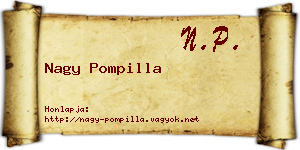 Nagy Pompilla névjegykártya